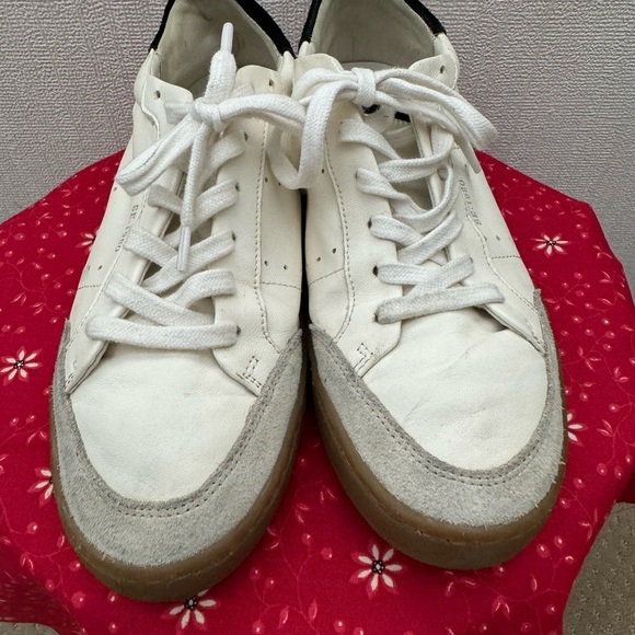 SAM EDELMAN Reve SE 1980 Women White Casual Leather/Suede Tennis Shoes-Size 7.5 - Picture 6 of 12